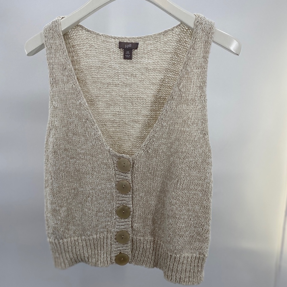 J.Jill Sleeveless sweater size XS